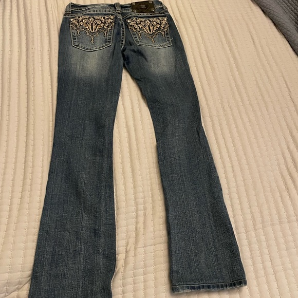 Miss Me Women's Boot Cut Jeans in Blue - Picture 2 of 6